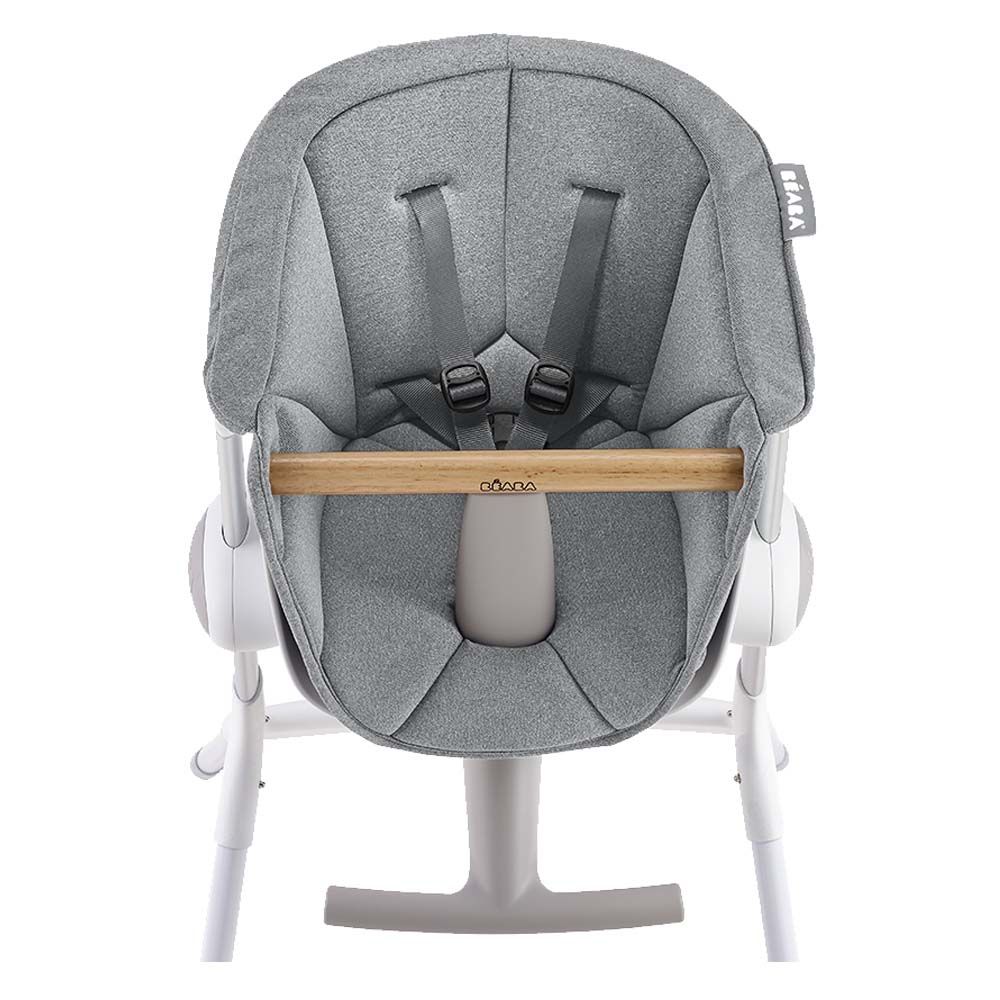 High chair with store cushion